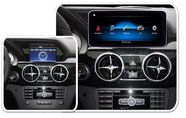 Navigatie Mercedes GLK X204 ( 2008 - 2012) , Android 14 , NTG 4.0 , 6 GB RAM + 64 GB ROM , Slot Sim 4G LTE , Display 10.25 " , Procesor Octa Core , Internet , Aplicatii , Waze , Wi Fi , Usb [8]