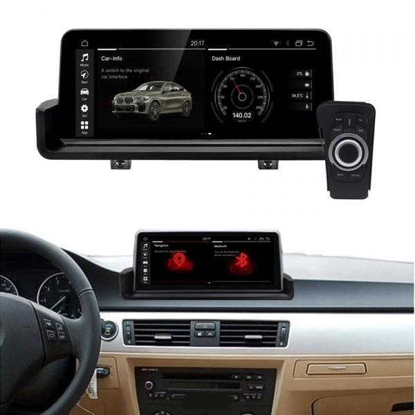 Navigatie BMW Seria 3 E90 E91 E92 ( 2005 - 2013 ) , 6 GB RAM si 64 GB ROM, Android 13 , Slot Sim 4G, Procesor Octa Core Snapdragon , Carplay, Android, Aplicatii, Usb, Wi Fi, Bluetooth [3]