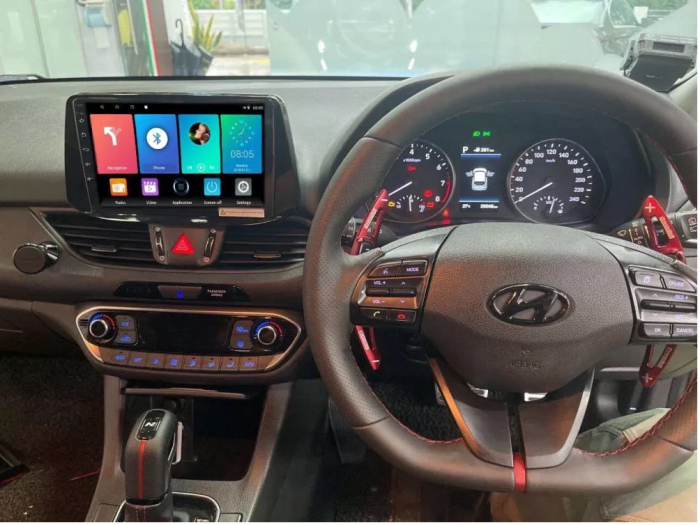 Navigatie Hyundai i30 ( 2017 - 2021 ) , Android , Display 9 inch , 2 GB RAM si 32 GB ROM , Internet , 4G , Aplicatii , Waze , Wi Fi , Usb , Bluetooth , Mirrorlink [2]