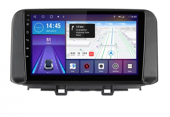 Navigatie Hyundai Kona cu sistem Android , 2 GB ram , Gps , Internet , Usb