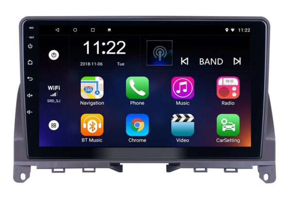 Navigatie Mercedes C Class W204 ( 2006 - 2012 ) Android 14, 2GB RAM si 32GB ROM, Display IPS 9 inch, Camera Marsarier, Internet, Aplicatii, Wi Fi, Usb, Bluetooth [2]