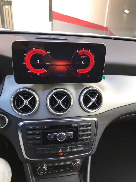Navigatie Mercedes GLA X156 ( 2015 - 2019 ) , 8 GB RAM + 128GB ROM , Slot Sim 4G LTE , Android 14, Procesor Octa Core , Internet , Aplicatii , Waze , Wi Fi , Usb , Bluetooth [5]