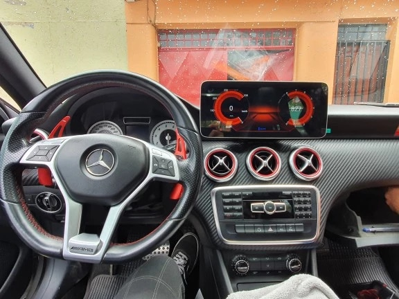 Navigatie Mercedes GLA X156 ( 2014 - 2018 ) , 8 GB RAM + 64 GB ROM , Slot Sim 4G LTE , Android , Procesor Octa Core , Internet , Aplicatii , Waze , Wi Fi , Usb , Bluetooth [7]