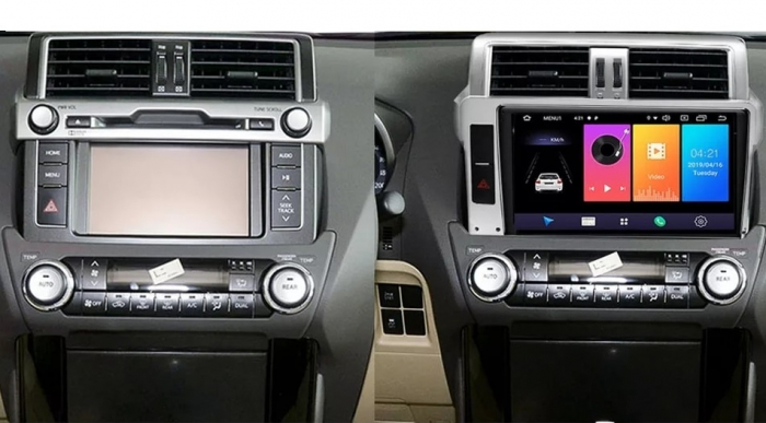 Navigatie Toyota Land Cruiser ( 2014 - 2017 ) Android 14, 2GB RAM si 32GB ROM, Display IPS 9 inch, Camera Marsarier, Internet, Aplicatii, Wi Fi, Usb, Bluetooth [3]