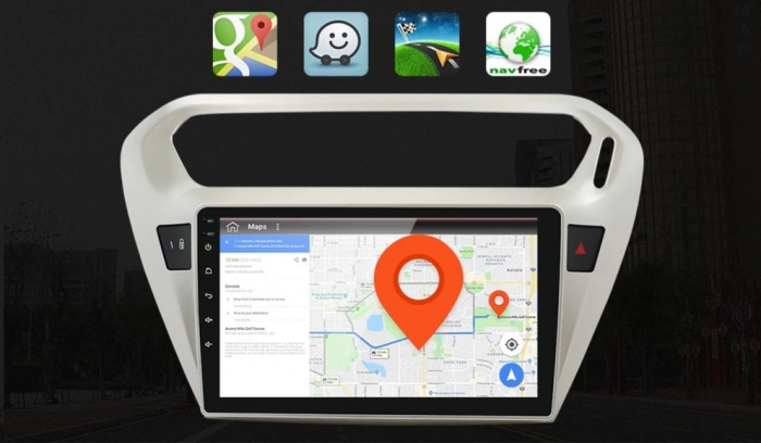 Navigatie Peugeot 301 Citroen C Elysee ( 2012 + ) , 4GB RAM si 64GB ROM, Ecran QLED 9 inch, Android 14, Procesor Octacore, Slot sim 4G, Sunet DSP, Wireless Carplay si Android Auto, Camera Marsarier [4]