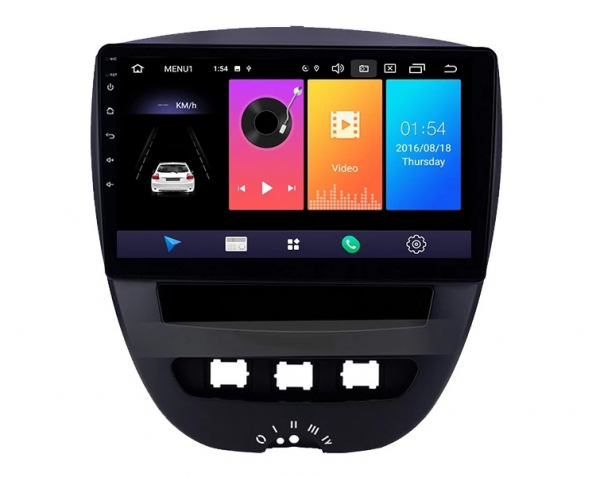 Navigatie Peugeot 107 ( 2005 - 2015 ) Android 14, 2GB RAM si 32GB ROM, Display IPS 9 inch, Camera Marsarier, Internet, Aplicatii, Wi Fi, Usb, Bluetooth [3]