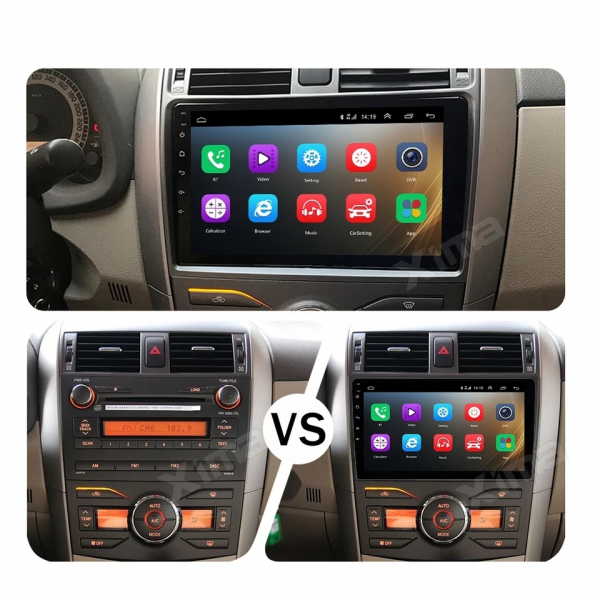 Navigatie Toyota Corolla ( 2006 - 2013 ) Android 14, 2GB RAM si 32GB ROM, Display IPS 9 inch, Camera Marsarier, Internet, Aplicatii, Wi Fi, Usb, Bluetooth [2]
