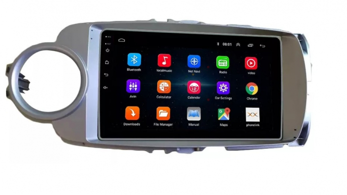 Navigatie Toyota Yaris ( 2010 - 2018 ) Android 14, 2GB RAM si 32GB ROM, Display IPS 9 inch, Camera Marsarier, Internet, Aplicatii, Wi Fi, Usb, Bluetooth [4]