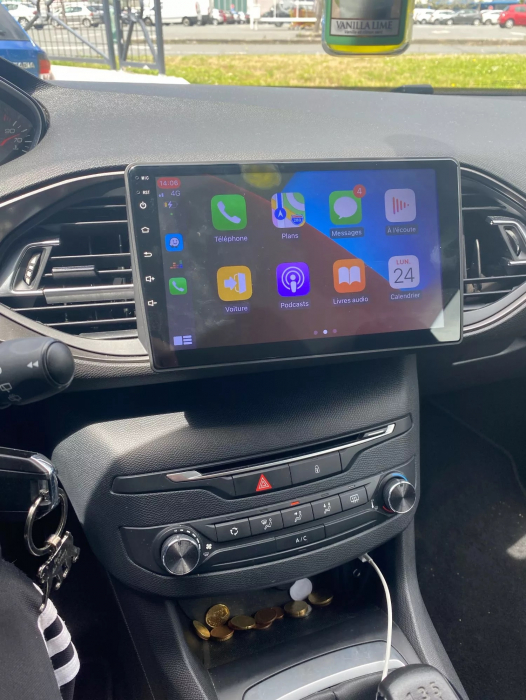Navigatie Peugeot 308 ( 2013 - 2018 ) Android , Display 9 inch , 2 GB RAM si 32 GB ROM , Internet , 4G , Aplicatii , Waze , Wi Fi , Usb , Bluetooth , Mirrorlink [4]