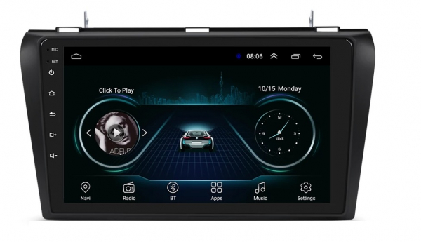 Navigatie Mazda 3 ( 2003 - 2010 ) , Android 14, 2GB RAM si 32GB ROM, Display IPS 9 inch, Camera Marsarier, Internet, Aplicatii, Wi Fi, Usb, Bluetooth [4]