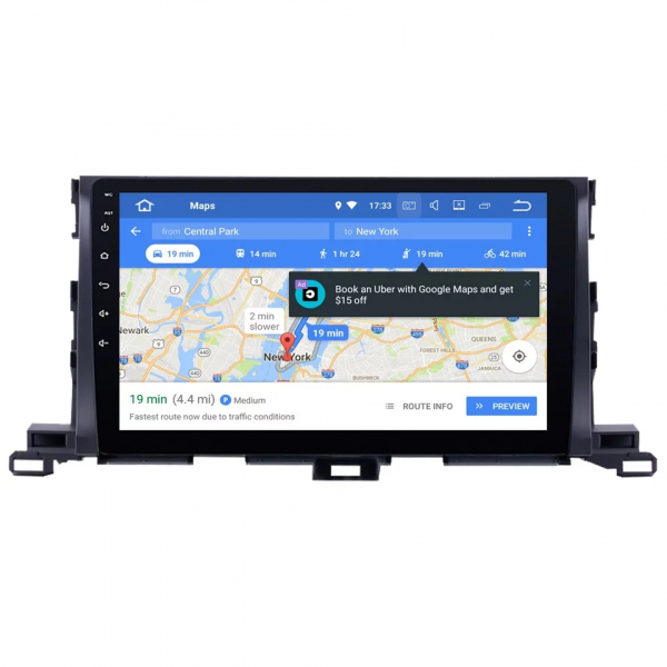 Navigatie Toyota Highlander ( 2014 - 2018 ) , Android 14, 2GB RAM si 32GB ROM, Display IPS 9 inch, Camera Marsarier, Internet, Aplicatii, Wi Fi, Usb, Bluetooth [6]
