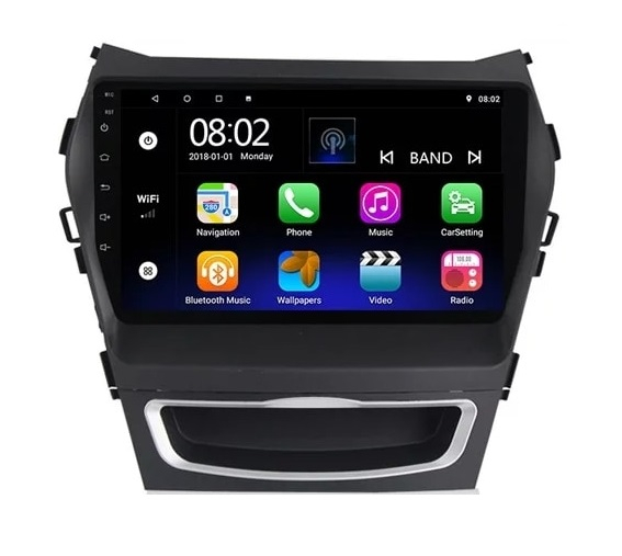 Navigatie Hyundai Santa Fe ix 45 ( 2012 - 2017 ) , Android 14, 2GB RAM si 32GB ROM, Display IPS 9 inch, Camera Marsarier, Internet, Aplicatii, Wi Fi, Usb, Bluetooth [5]