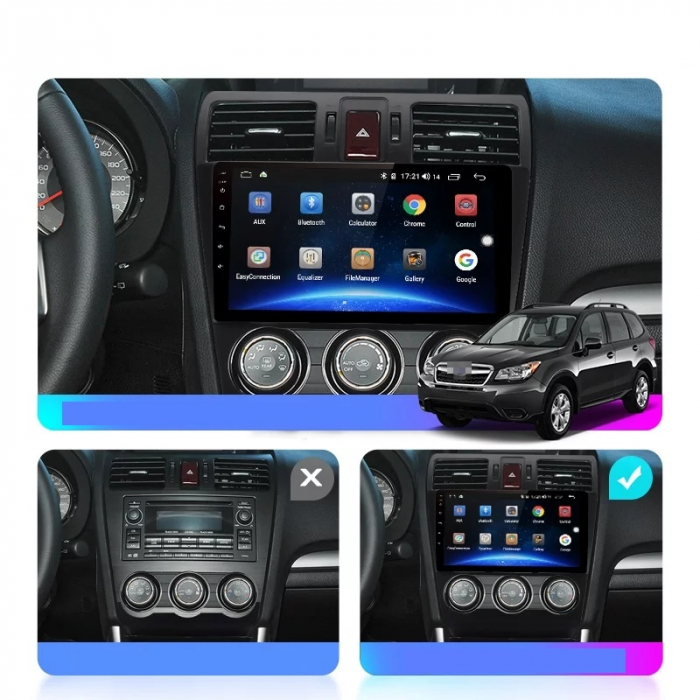 Navigatie Subaru Forester ( 2012 - 2019 ) Android 14, 2GB RAM si 32GB ROM, Display IPS 9 inch, Camera Marsarier, Internet, Aplicatii, Wi Fi, Usb, Bluetooth [5]