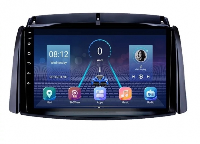 Navigatie Renault Koleos ( 2008 - 2016 ) , Android , Display 9 inch , 2GB RAM +32 GB ROM , Internet , 4G , Aplicatii , Waze , Wi Fi , Usb , Bluetooth , Mirrorlink [1]