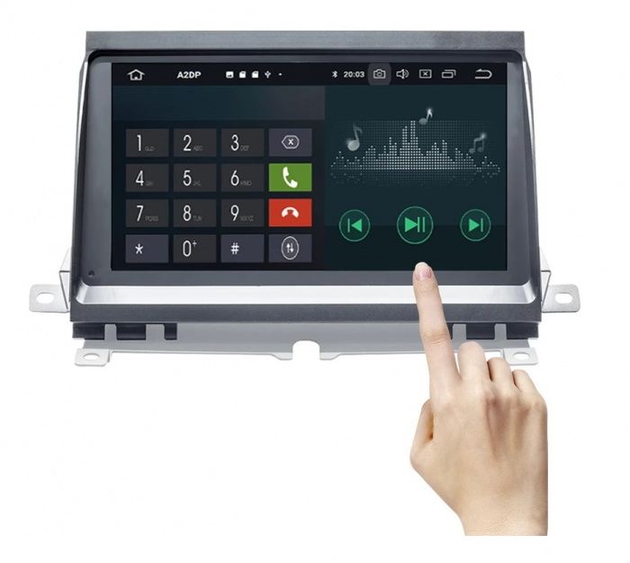 Navigatie Land Rover Discovery 3 ( 2004 - 2009 ) , Android , 2 GB RAM si 32 GB ROM , Internet , 4G , Aplicatii , Waze , Wi Fi , Usb , Bluetooth , Mirrorlink [4]