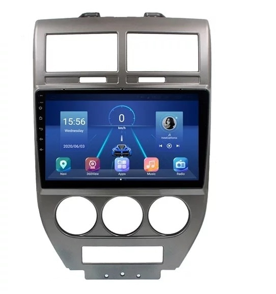 Navigatie Jeep Compass ( 2006 - 2010 ) Android 14, 2GB RAM si 32GB ROM, Display IPS 9 inch, Camera Marsarier, Internet, Aplicatii, Wi Fi, Usb, Bluetooth [2]