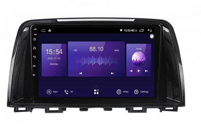 Navigatie Mazda 6 din 2012 - 2017, Android, Display 9 inch, 2GB RAM +32 GB ROM, Internet, 4G, Aplicatii, Waze, Wi Fi, Usb, Bluetooth, Mirrorlink [1]