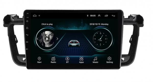 Navigatie Peugeot 508 ( 2010 - 2018 ) , Android , Display 9 inch , 2GB RAM +32 GB ROM , Internet , 4G , Aplicatii , Waze , Wi Fi , Usb , Bluetooth , Mirrorlink [6]