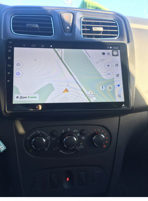 Navigatie Dacia Logan 2 Sandero Dokker ( 2012 - 2019 ) , Android , Display 9 inch , 2 GB RAM si 32 GB ROM , Internet , 4G , Aplicatii , Waze , Wi Fi , Usb , Bluetooth , Mirrorlink [3]