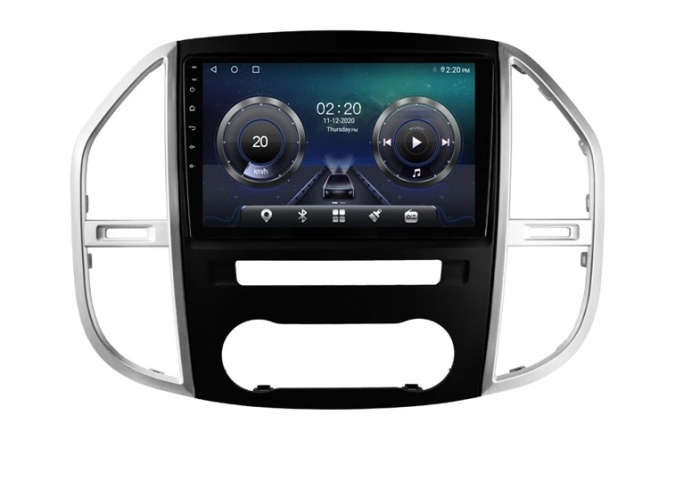 Navigatie Mercedes Vito ( 2014 - 2020 ) Ecran 10 inch , Android , 2 GB RAM si 32 GB ROM , Internet , 4G , Aplicatii , Waze , Wi Fi , Usb , Bluetooth [6]