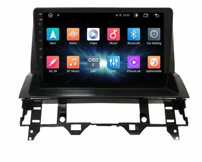 Navigatie Mazda 6 ( 2002 - 2009 ) Android 14, 2GB RAM si 32GB ROM, Display IPS 9 inch, Camera Marsarier, Internet, Aplicatii, Wi Fi, Usb, Bluetooth [3]