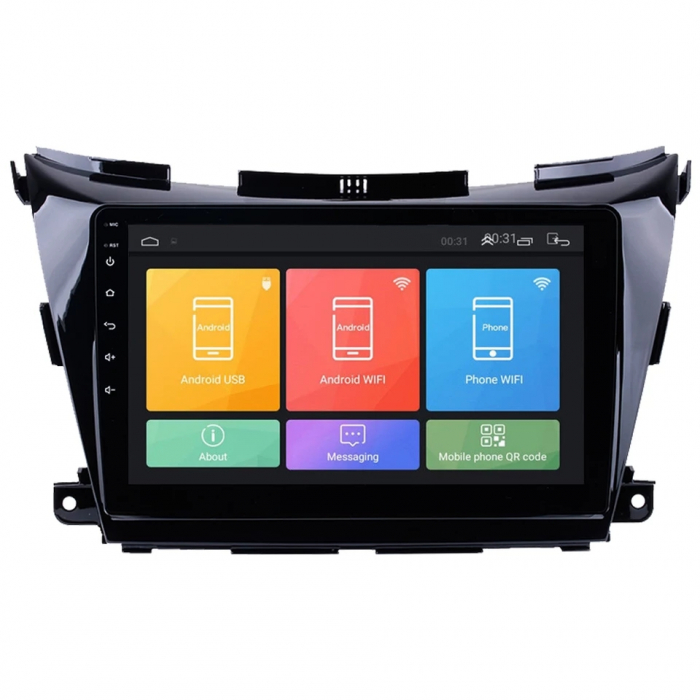 Navigatie Nissan Murano ( 2014 - 2020 )  Android , 2 GB RAM si 32 GB ROM , Internet , 4G , Aplicatii , Waze , Wi Fi , Usb , Bluetooth [6]