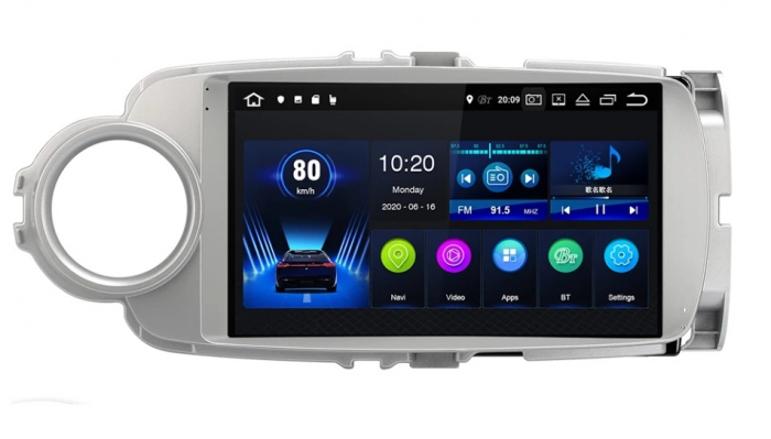 Navigatie Toyota Yaris ( 2010 - 2018 ) Android 14, 2GB RAM si 32GB ROM, Display IPS 9 inch, Camera Marsarier, Internet, Aplicatii, Wi Fi, Usb, Bluetooth [5]