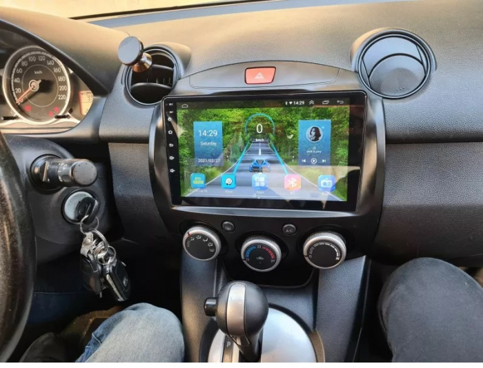 Navigatie Mazda 2 ( 2007 - 2014 ) , Android , Display 9 inch , 2GB RAM si 32 GB ROM , Internet , 4G , Aplicatii , Waze , Wi Fi , Usb , Bluetooth , Mirrorlink [4]