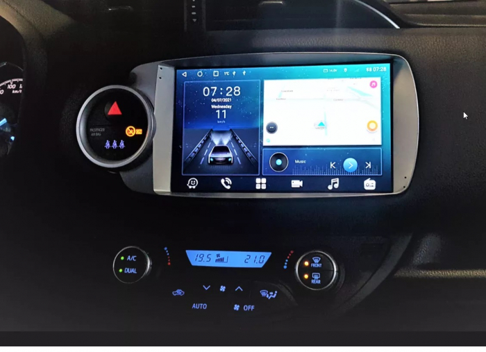 Navigatie Toyota Yaris ( 2010 - 2018 ) Android 14, 2GB RAM si 32GB ROM, Display IPS 9 inch, Camera Marsarier, Internet, Aplicatii, Wi Fi, Usb, Bluetooth [2]