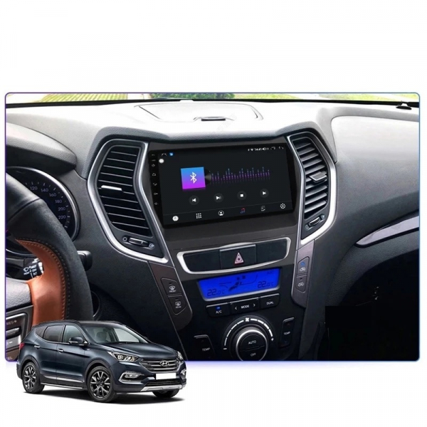 Navigatie Hyundai Santa Fe ix 45 ( 2012 - 2017 ) , Android 14, 2GB RAM si 32GB ROM, Display IPS 9 inch, Camera Marsarier, Internet, Aplicatii, Wi Fi, Usb, Bluetooth [4]