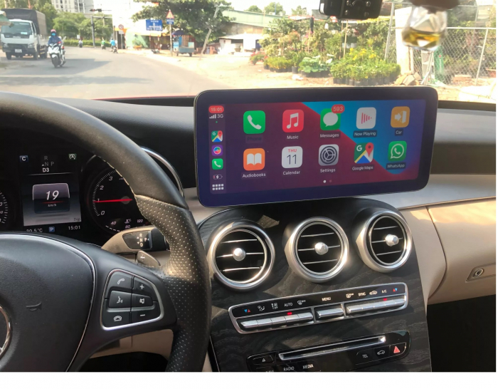 Navigatie Mercedes GLC X253 ( 2015 - 2018 ) 4 GB RAM si 64 GB ROM, Slot Sim 4G, Procesor Octa Core, Carplay, Sunet DSP, Android, Aplicatii, Usb, Wi Fi, Bluetooth [4]