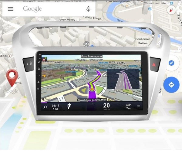 Navigatie Citroen C-Elysee ( 2012 - 2016 )  , Android 14, 2 GB RAM+32 GB ROM , Display 9 " , Internet , 4G , Aplicatii , Waze , Wi Fi , Usb , Bluetooth , Mirrorlink [2]