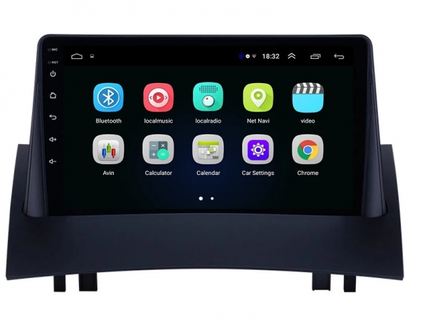 Navigatie Renault Megane 2 ( 2002 - 2009 ) , Android 14, 2GB RAM si 32GB ROM, Display IPS 9 inch, Camera Marsarier, Internet, Aplicatii, Wi Fi, Usb, Bluetooth [5]