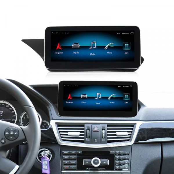 Navigatie Mercedes E Class W212 ( 2012 - 2014) ,  Android 14, NTG 4.5 , 6 GB RAM + 64 GB ROM , Slot Sim 4G LTE , Display 10.25 " , Procesor Octa Core , Internet , Aplicatii , Waze , Wi Fi , [2]