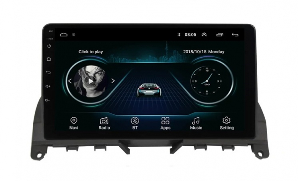 Navigatie Mercedes C Class W204 ( 2006 - 2012 ) Android 14, 2GB RAM si 32GB ROM, Display IPS 9 inch, Camera Marsarier, Internet, Aplicatii, Wi Fi, Usb, Bluetooth [3]