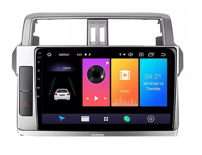 Navigatie Toyota Land Cruiser ( 2014 - 2017 ) , Android , Display 9 inch , 2GB RAM +32 GB ROM , Internet , 4G , Aplicatii , Waze , Wi Fi , Usb , Bluetooth , Mirrorlink [4]