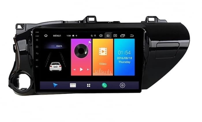 Navigatie Toyota Hilux ( 2015 - 2020 ) Android 14, 2GB RAM si 32GB ROM, Display IPS 9 inch, Camera Marsarier, Internet, Aplicatii, Wi Fi, Usb, Bluetooth [3]