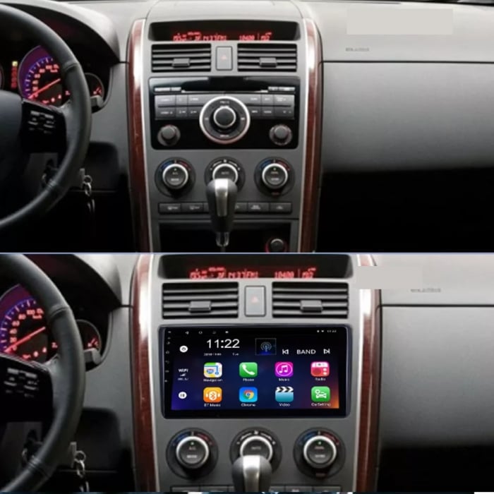 Navigatie Mazda CX 9 ( 2006 - 2016 ) , Android , Display 9 inch , 2GB RAM +32 GB ROM , Internet , 4G , Aplicatii , Waze , Wi Fi , Usb , Bluetooth , Mirrorlink [2]