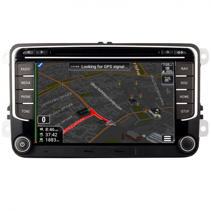Navigatie gama Volkswagen cu ecran 7 " si DVD Player , 4 GB RAM si 64 GB ROM, Slot Sim 4G, Procesor Octa Core, Carplay, Sunet DSP, Android, Aplicatii, Usb, Wi Fi, Bluetooth [5]