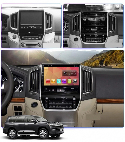 Navigatie Toyota Land Cruiser ( 2015 + ) , Android 14, 2GB RAM si 32GB ROM, Display IPS 9 inch, Camera Marsarier, Internet, Aplicatii, Wi Fi, Usb, Bluetooth [2]