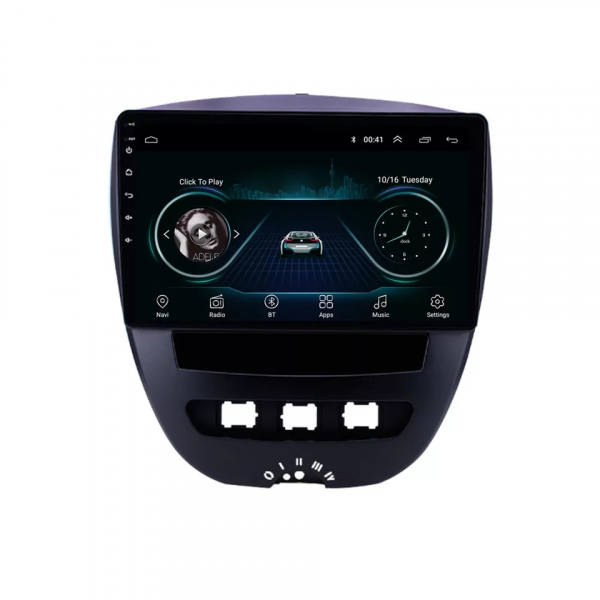 Navigatie Peugeot 107 ( 2005 - 2015 ) , Android , Display 10 inch , 2GB RAM +32 GB ROM , Internet , 4G , Aplicatii , Waze , Wi Fi , Usb , Bluetooth , Mirrorlink [2]