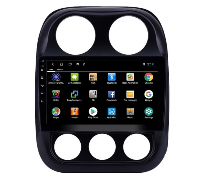 Navigatie Jeep Compass ( 2010 - 2016 ) Android 14, 2GB RAM si 32GB ROM, Display IPS 9 inch, Camera Marsarier, Internet, Aplicatii, Wi Fi, Usb, Bluetooth [7]