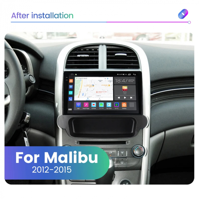 Navigatie Chevrolet Malibu 2012-2015v2 Rezolutie 2K , 8GB RAM+128GB ROM QLED [5]