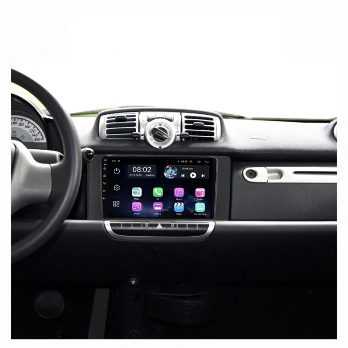 Navigatie Smart ForTwo ( 2010 - 2015 ) Android 14, 2GB RAM si 32GB ROM, Display IPS 9 inch, Camera Marsarier, Internet, Aplicatii, Wi Fi, Usb, Bluetooth [4]