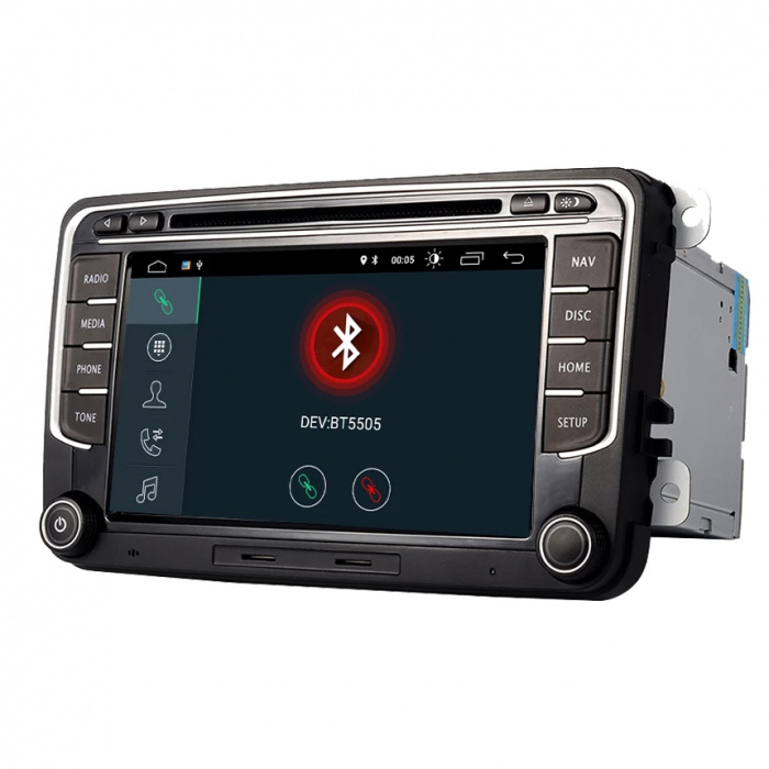 Navigatie gama Volkswagen cu ecran 7 " si DVD Player , 4 GB RAM si 64 GB ROM, Slot Sim 4G, Procesor Octa Core, Carplay, Sunet DSP, Android, Aplicatii, Usb, Wi Fi, Bluetooth [4]