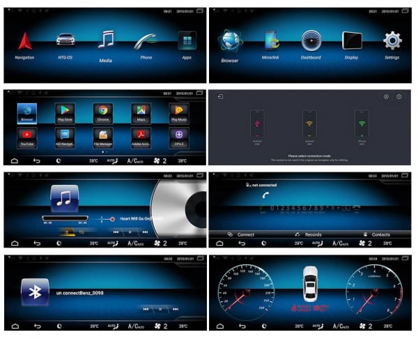 Navigatie Mercedes E Class W212 ( 2009 - 2012) , Android , NTG 4.0 , 4GB RAM + 64 GB ROM , Slot Sim 4G LTE , Display 10.25 " rez 1920*720 , Procesor Octa Core , Internet , Aplicatii , Waze , Wi Fi , U [8]