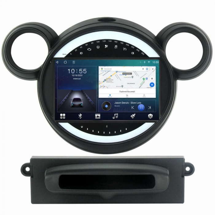 Navigatie Mini Cooper Countryman din 2007 - 2014  Android 14 , 4GB RAM , Procesor Quad Core , Wireless Carplay si Android auto , Display HD Touchscreen, Wi-Fi , Bluetooth, USB [2]