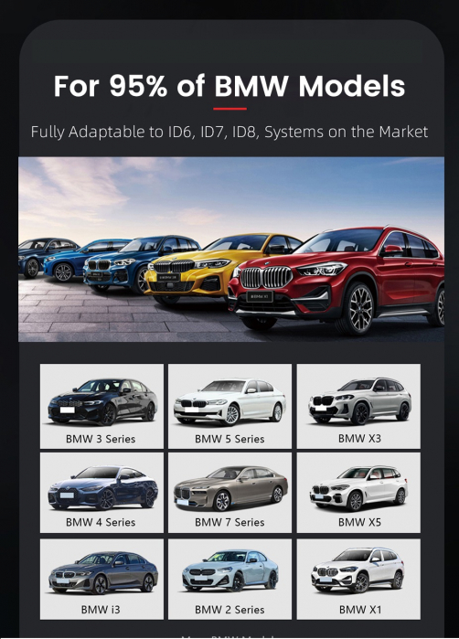 Carplay wireless multimedia box dedicat BMW ID6 ID7 ID8 Android 10, 4+64GB, Octa-core [5]