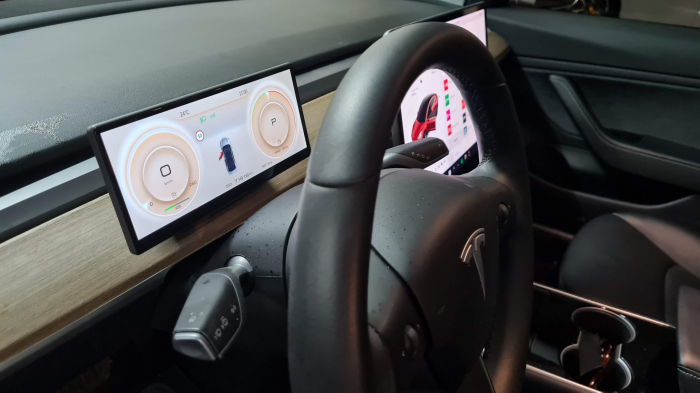 Navigatie Dashboard Headup Display Tesla Model 3 Model Y din 2017 - 2021 , 10 inch Android , 4GB RAM [3]