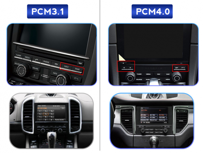 Interfata CarPlay Android Auto PCM 3.1 pentru gama Porsche [2]